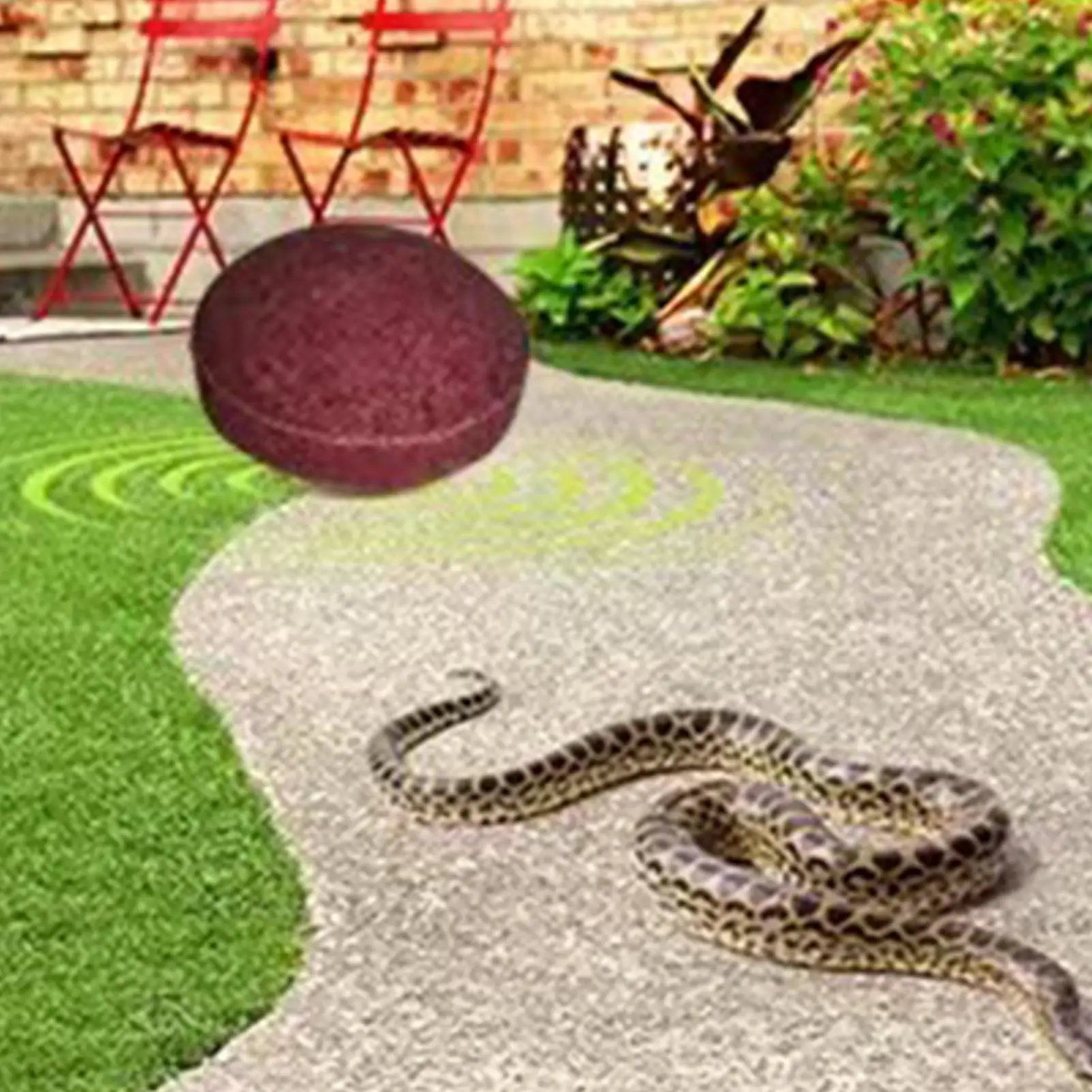 12PC Snake Repellent Tablets Rainproof Long-Lasting Snake Deterrents Pet Safe Natural Snake Away Pellets For Yard Garden Camping