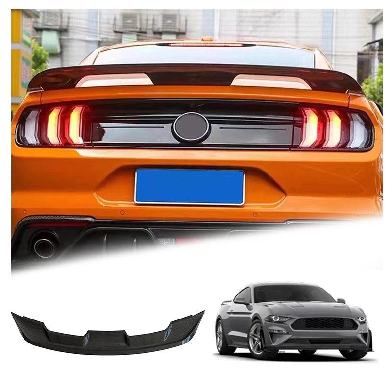 

Spoiler Car Carbon Fiber Rear Spoiler Trunk Tail Wing Spoiler Body Kit For Ford Mustang Gt500 2018-2023