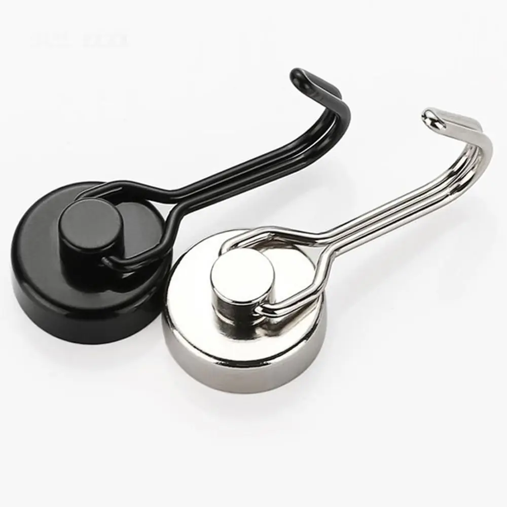 New Heavy Duty Magnetic Hooks Earth Magnets Extra Strong Magnetic Hanger with Hook Cruise Hook for Refrigerator Bathroom Bedroom