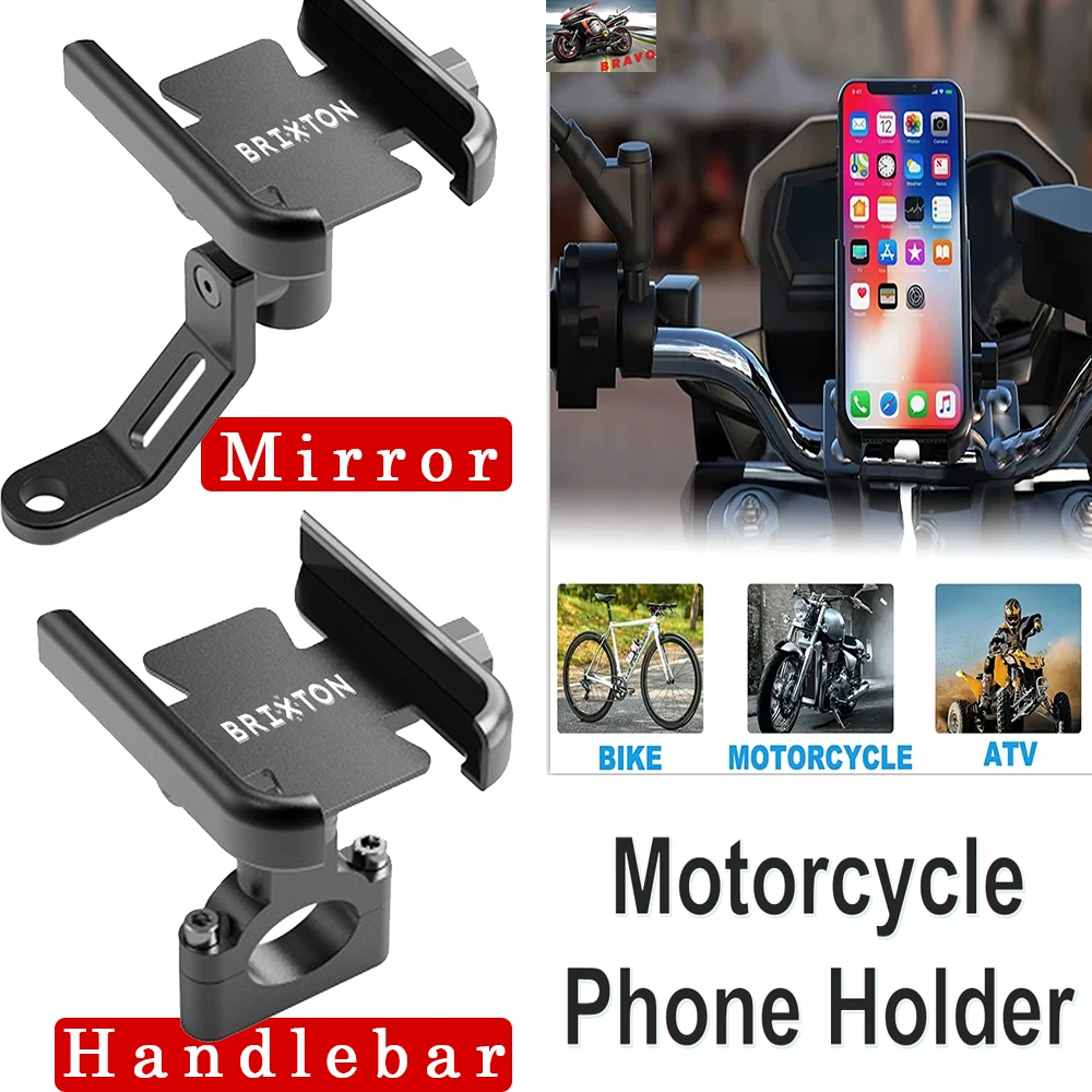 

For BRIXTON Cromwell 1200 125 250 Crossfire 500 Felsberg 125 Mobile Phone Holder GPS Stand Bracket Accessories Hot Deal