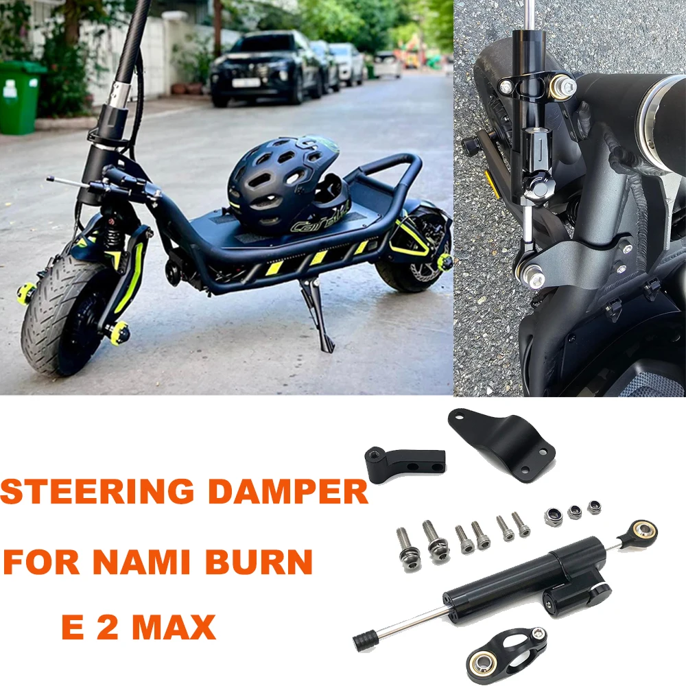 

Directional Steering Damper Mounting Bracket Kit for Nami Burn E 2 Max Increase High Speed Stability Safety Accessories Burn E2
