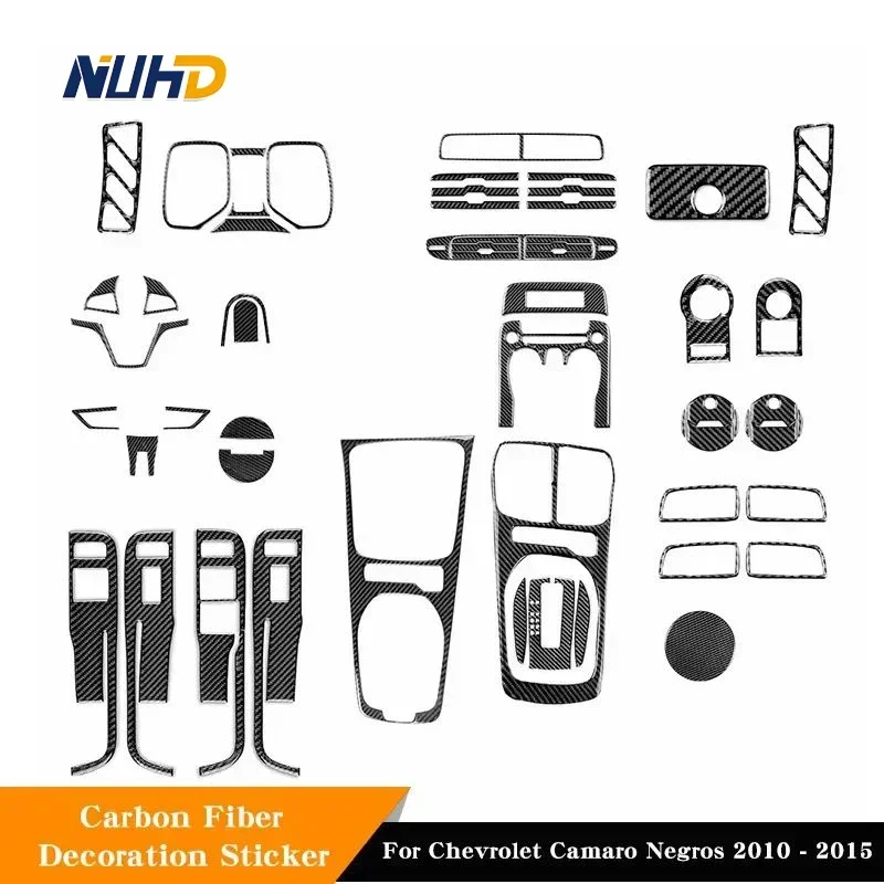 

Для Chevrolet Camaro Negros 2010-2015 углеродное волокно, внутренняя отделка автомобиля, защитная нашивка, украшение, наклейки для всех автомобилей, аксессуары
