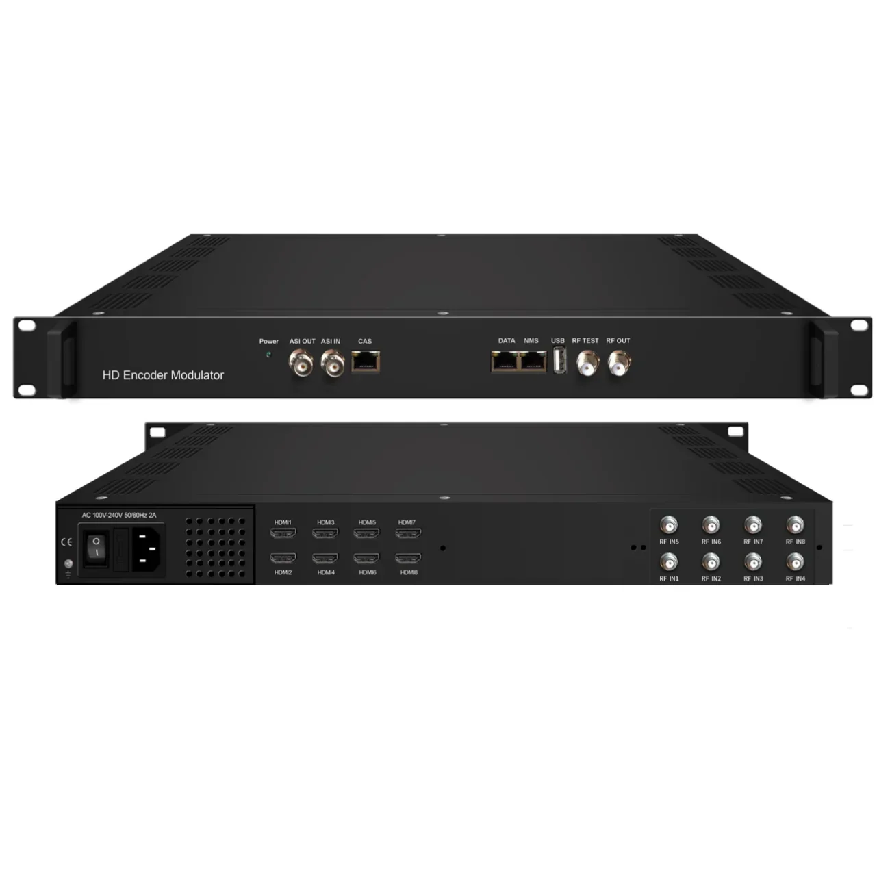 Yantai yatai 3536S 24 channel 8/16/24 HD inputs, 1 ASI input, 16RF Output ISDBT/DVBT/DVBC encoder Modulator