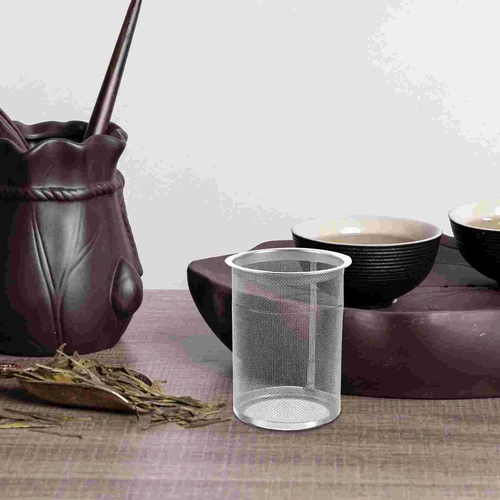 Stainless Steel Tea Filters Metal Teapot Replacement Mesh Strainer Tea Filter Accessories Tea Filter Mesh Infuser Tea