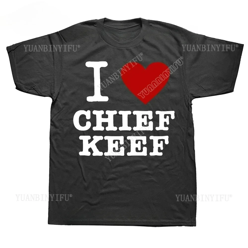 H I Feel Like I'm Chief Keef in Graphic Print Tshirt Men Women Hip Hop Cotton T Shirts Summer Male Funny Rap Meme T-shirt