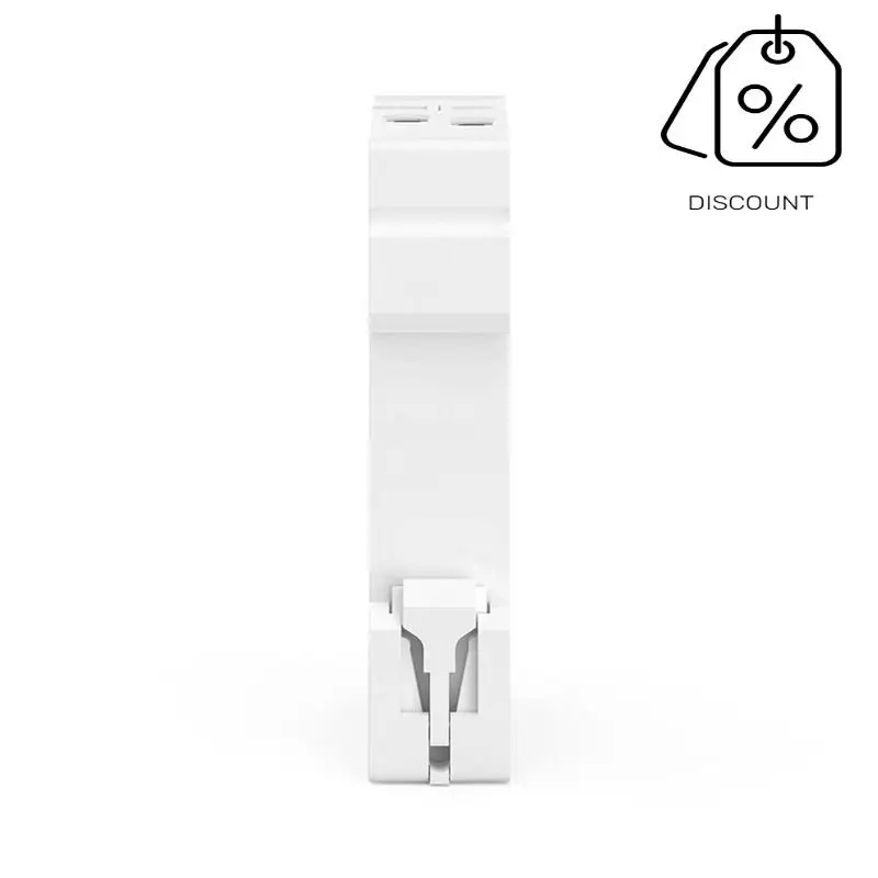ABKN-50A Tuya WIFI Smart Switch Circuit Breaker LCD Energy Meter Kwh Power Metering Timer Relay Remote Control Smart Life