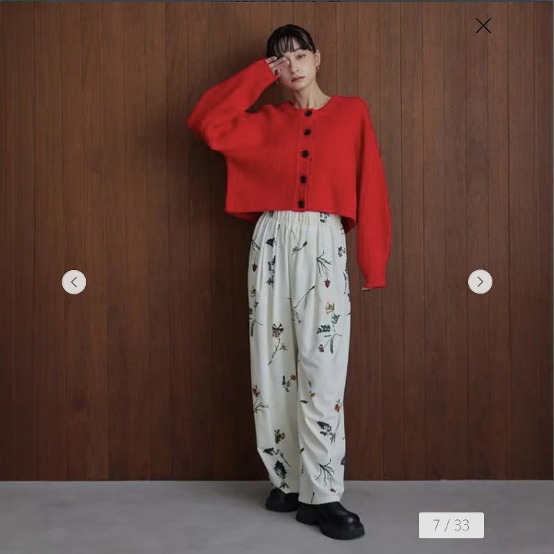 

Брюки Torowee с высокой талией, прямые, повседневные, осенняя коллекция 2025, модные, с цветочным принтом, универсальные, женские, из полиэфирного волокна