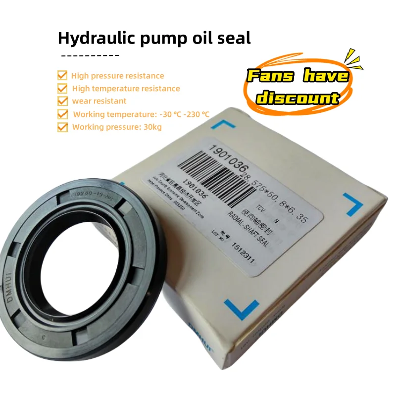 NBR TCV  Pressure Shaft Oil Seal ID17-70mm*OD40-100mmHydraulic Pumpconcrete mixer High quality high voltage resistance