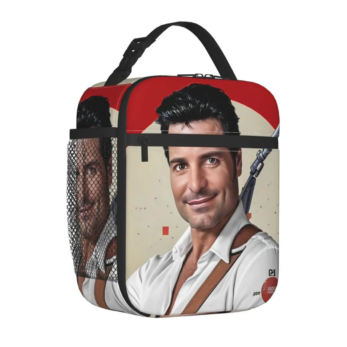 Chayanne Puerto Rican Latin Pop Singer Insulated Lunch Bag Food Container Reusable Cooler Thermal Lunch Boxes For Travel