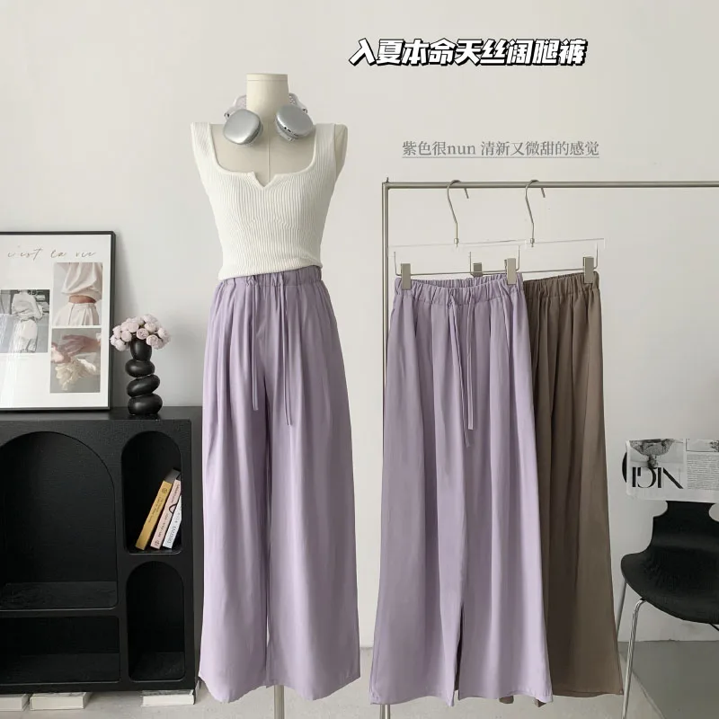 Vintage Commuter Casual Design Pants Summer  Comfortable Trousers Women Pants Trousers Mom Pant