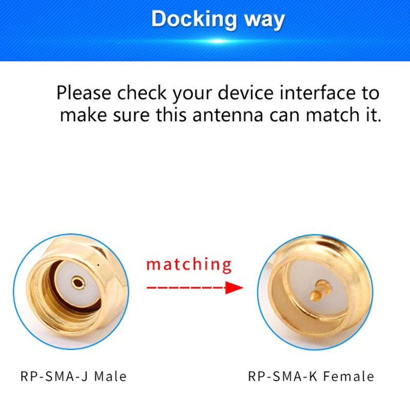 SMA 수 라우터 블루투스 안테나, 무선 모듈, 외부 안테나, 3DBi, 2.4Ghz, 와이파이 안테나, 2.4G, 2 개