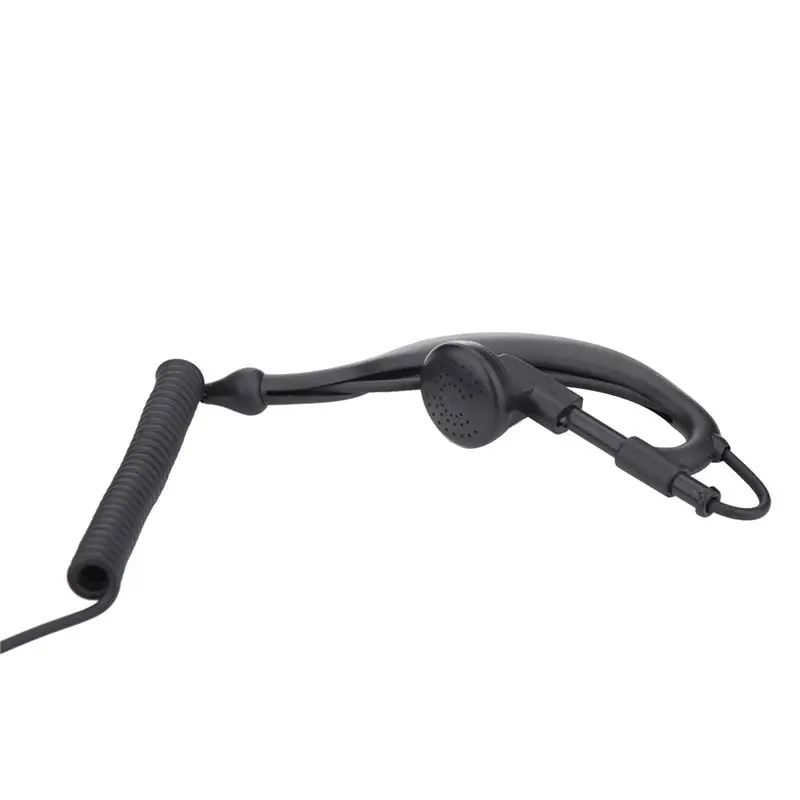 SWXF 3PCS 2 PIN Earpiece Headset PTT MIC Ear Hooks Walkie Talkie Earbud Earphone Earpiece for UV5R//HYT