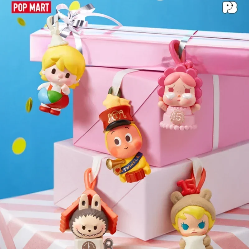 POP MART POPBEAN Celebrating The Moment POP MART 15周年記念シリーズ ブラインドボックス ゲスバッグ デスクトップデコレーション モデル玩具 アニメ