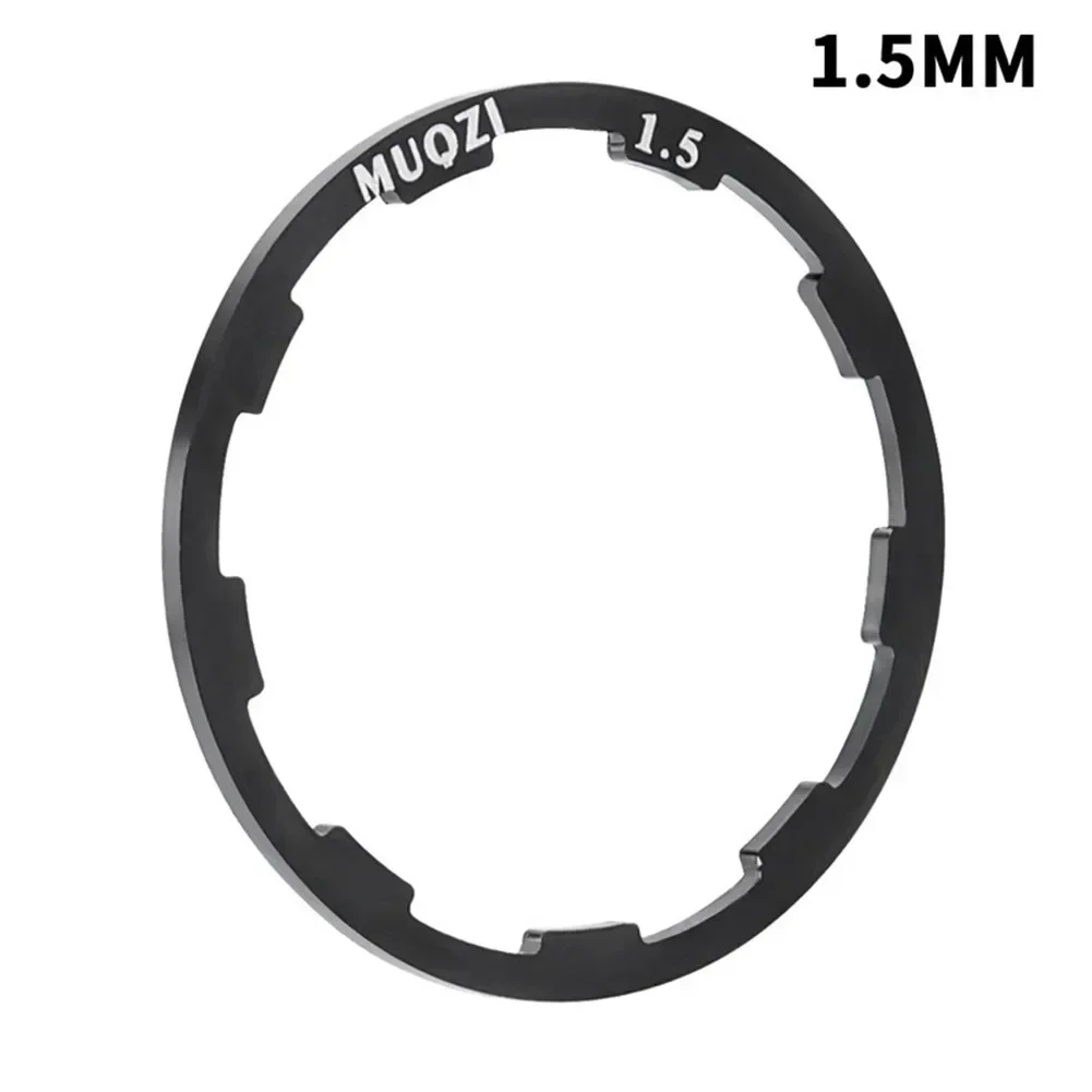 MTB Grooved Hub Washer 1.0/1.5/1.85/2.0/2.18/2.35/2.5MM Bottom Bracket Spacers Flywheel Cassette Mountain Road Bike Cycling Part