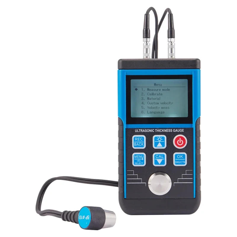 TM130D Industrial Ultrasonic Thickness Gauge 0.8-500mm Separate Probe Digital Wide-range   