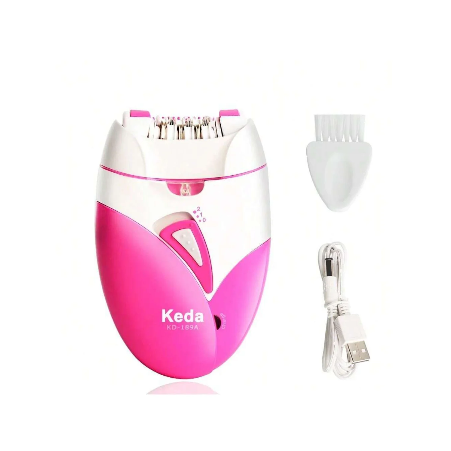 Depiladora para mujer, dispositivo de depilación facial y corporal, recortador de pelo recargable para bikini y axilas, imprescindible para mujeres en sum