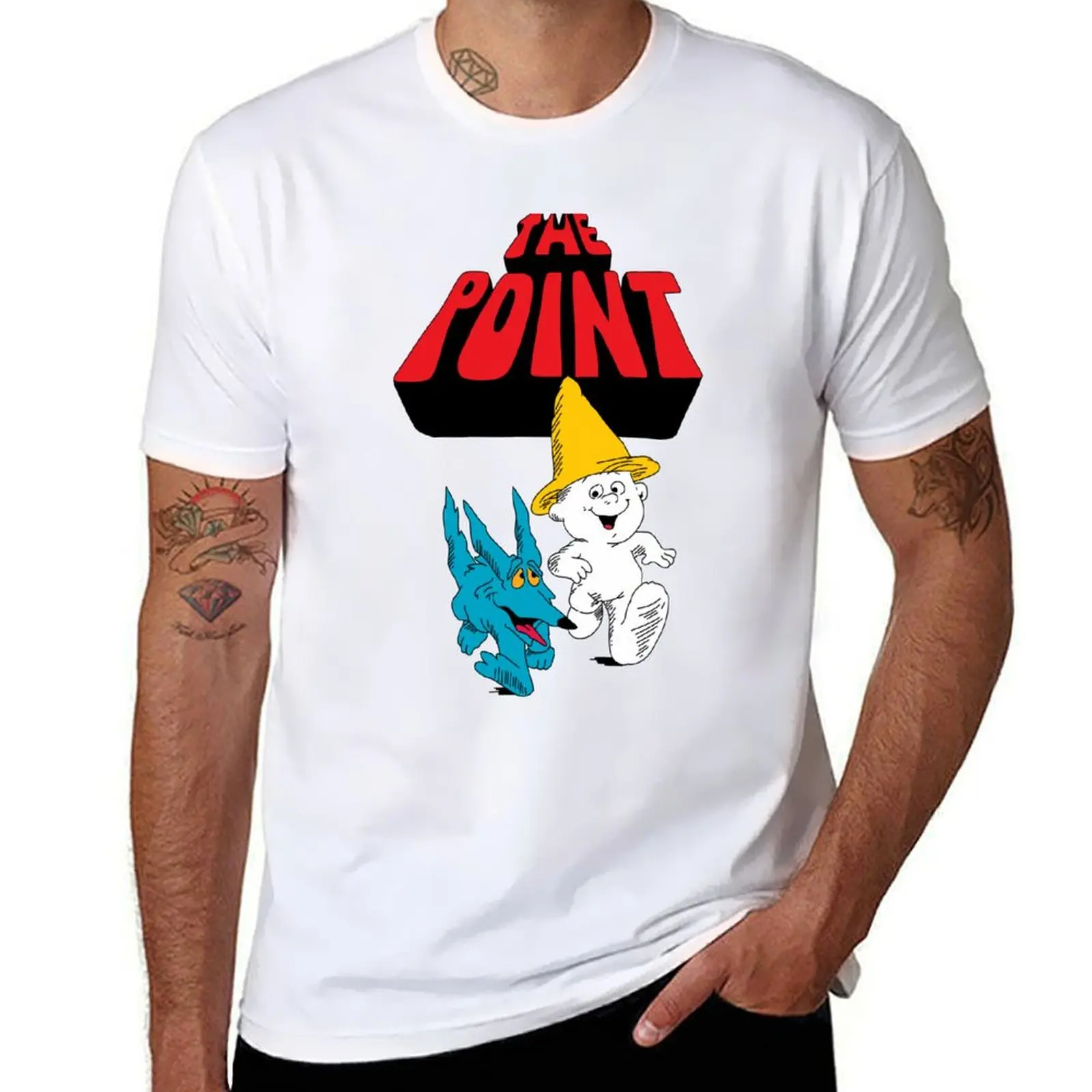 The Point! 1971 Animated Film T-Shirt Plus Size Summer Casual T-Shirt