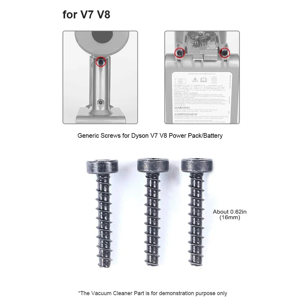 Vis universelles pour aspirateur Dyson V6 V7 V8 V10 V11, bloc d'alimentation, batterie, SV09 SV10 SV11 SV12 SV14 B