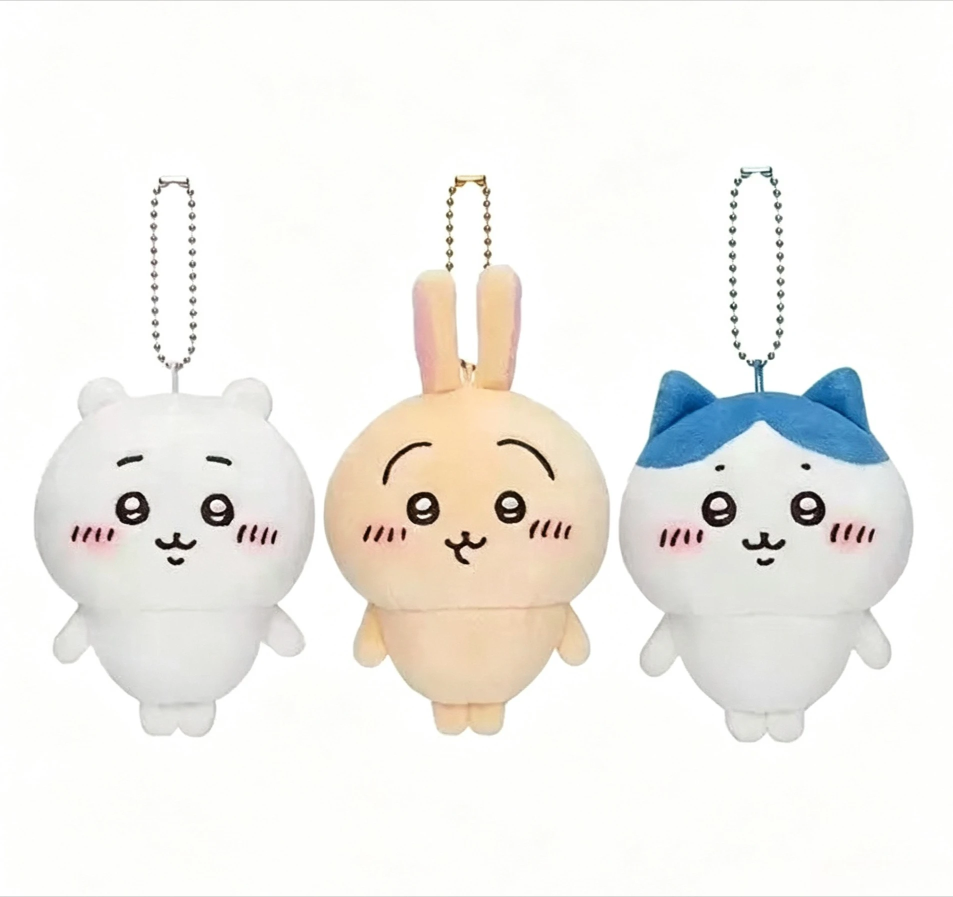 Chiikawa Anime Plush Doll peripheral Kawaii Usachi Keychain Hachiware Keyring Stuffed Pendent Backpack Ornament Toy BirthdayGift