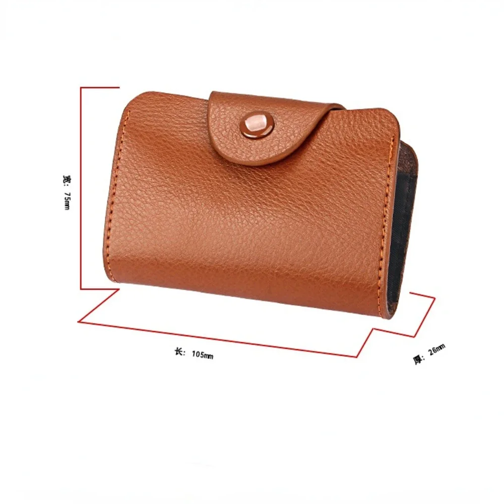 Fashion Men's and Women's Multi-color Real Leather Case Multi-card Bag / Credit Card Holder