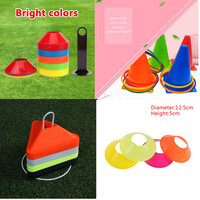 1/5/10PCS Cone Set Football Disc Cones Training Equipment For Pro Agility Exercise Obstacles Avoiding Sport Training Accessories