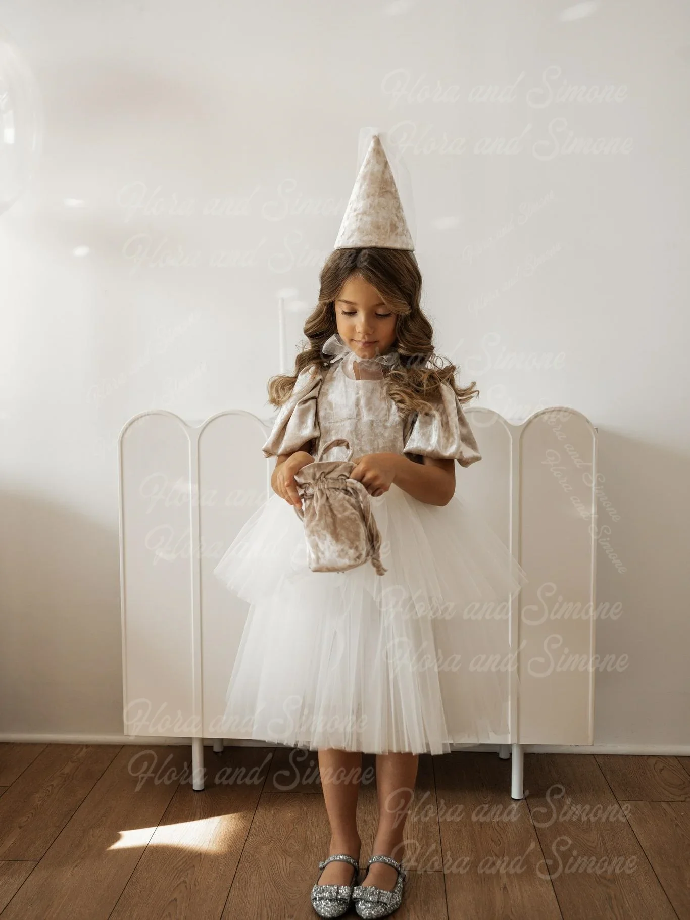 robe-de-demoiselle-d'honneur-en-mousseline-de-soie-blanche-elegante-demi-manches-velours-pour-ceremonies-de-mariage-receptions-formelles-premiere-communion-personnalisee