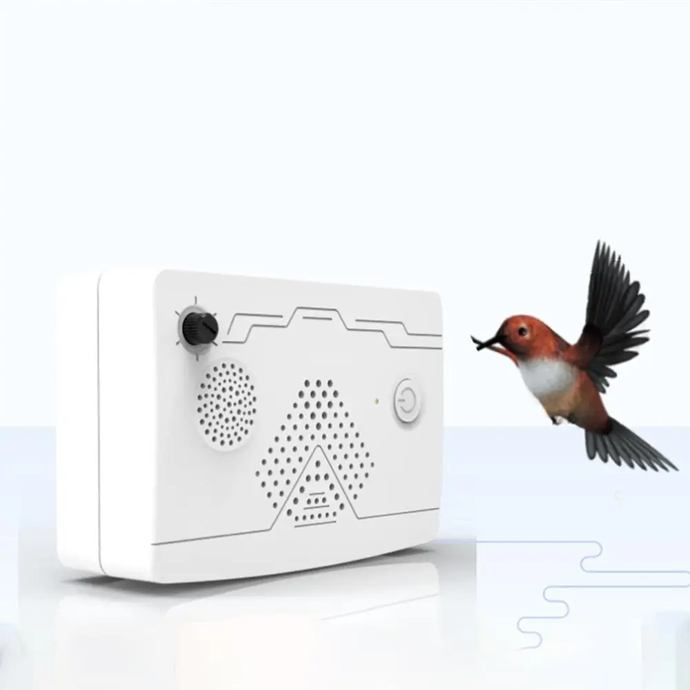 Ultrasonic Repelling Device Bird Repeller USB Rechargeable Outdoor Bark Stopper Artifact Orchard Bird Samll Animal Scare Device