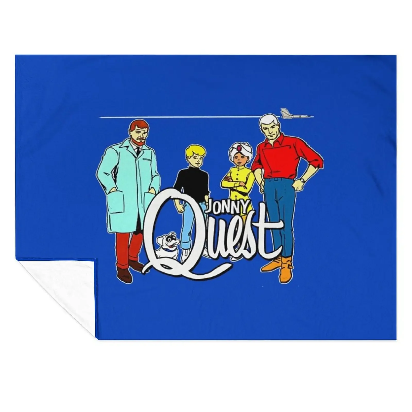 

Jonny Quest, non-distressed Throw Blanket Luxury Thicken Flannel Fabric funny gift Multi-Purpose Blankets