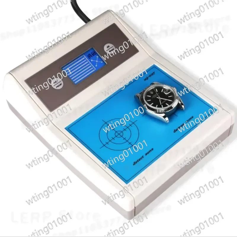 for Watch Demagnetizer AC 220V with Magnetic Field Detector Professional Repair Tool for Timepiece Maintenance