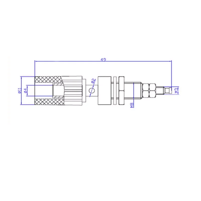 10pcs Banana socket terminal block M3*45, terminal post 4mm, audio panel socket, instrument and meter M3*45 power amplifier
