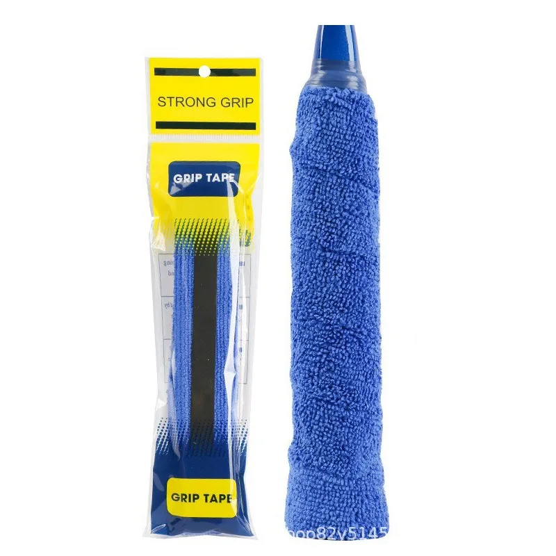 Double Layer Thick Towel Badminton Grip Sweat Absorbent Non Slip Racket Handle Wrap Badminton Hand glue Overgrip Equipment