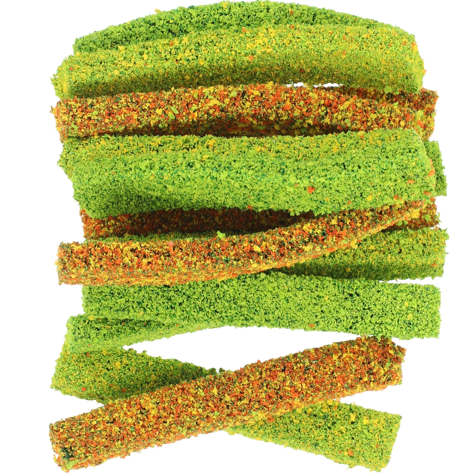 

15 PCS Simulated Lawn Decoration Fake Shrub Strips Sponge Artificial Greenery for Outdoors DIY Cluster
