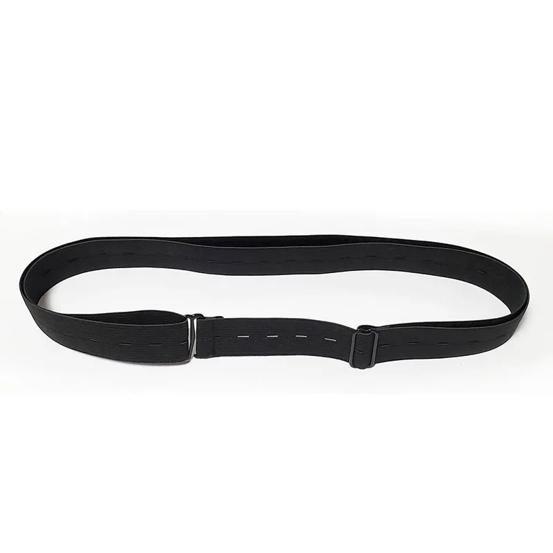 Ceinture de maintien pour chemise pour hommes et femmes, 2.5cm/1 pouce, garde la chemise rentrée en élastique réglable, antidérapant, support de chemise, sangle de verrouillage