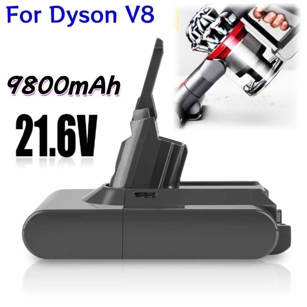 

Сменный аккумулятор для Dyson V8 9800 мАч 21,6 В для абсолютного беспроводного пылесоса Dyson V8, ручной пылесос Dyson V8, аккумулятор