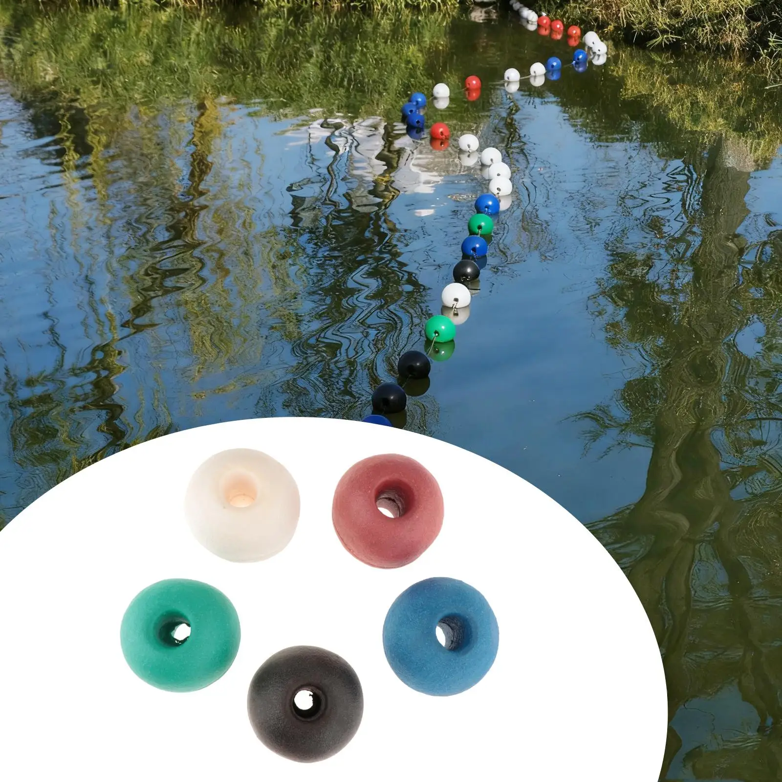 

Поплавок с веревкой, плавучий аксессуар, 10 см, якорный буй для лодки, каноэ и каяк, якорный поплавок для воды, поплавок для бассейна, рыболовная сеть, плавательная полоса