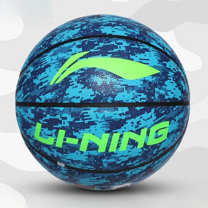 Li-Ning LBQK389 バスケットボール サイズ 7-BadFive シリーズ PU マッチボール ブチルブラダー付き 屋外トレーニング用