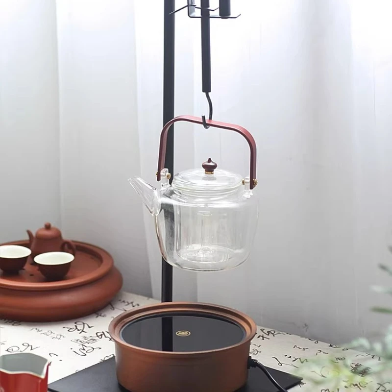 

Adjustable iron pot hook bowl wind stove, teapot hook for making tea in the surrounding stove