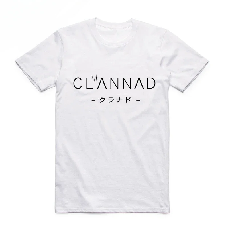 2019 New Fashion Men Print Japan Anime CLANNAD T-shirt O-Neck Short Sleeves Summer Dango Daikazoku Casual Top Tee Unisex T Shirt