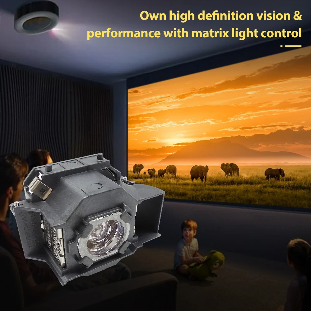 Top Quality Projector Lamp for EPSON ELPLP34 EMP-62C EMP-76C EMP-82 EMP-82C EMP-X3 Powerlite62C Powerlite 76 Powerlite 82 X3