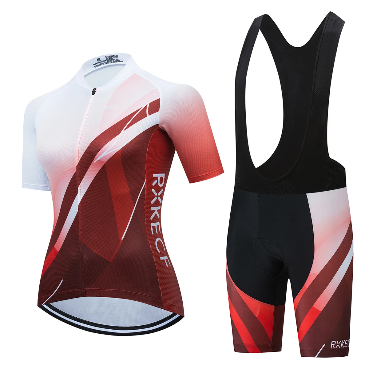 RXKECF Pro 2023 Woman Short Sleeve Cycling Jersey Set Sports Outfit Bike Clothing Kit Mtb Maillot Cyclist Bicycle Clothes