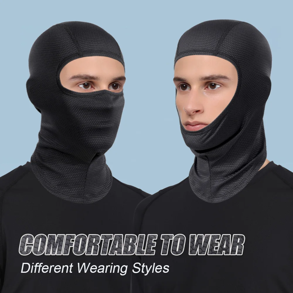 Sports Balaclava Breathable Full Face Cover Outdoor Cycling Hiking Camping Quick-drying Sun Protection Windproof Mask Headgear