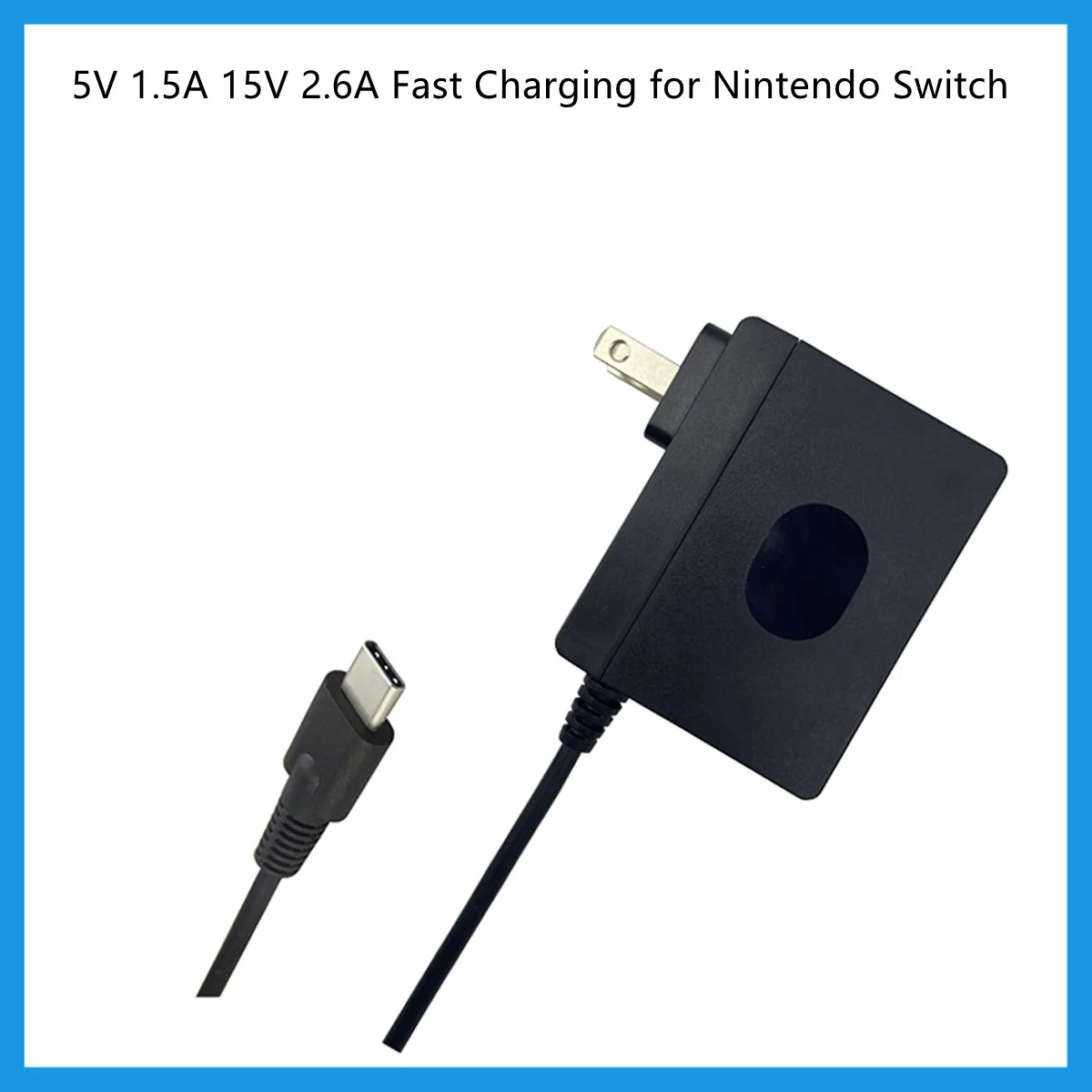 

Wall Charger AC Adapter Power Supply 5V 1.5A 15V 2.6A Fast Charging for Nintendo Switch Lite Dock Station and Pro Controller