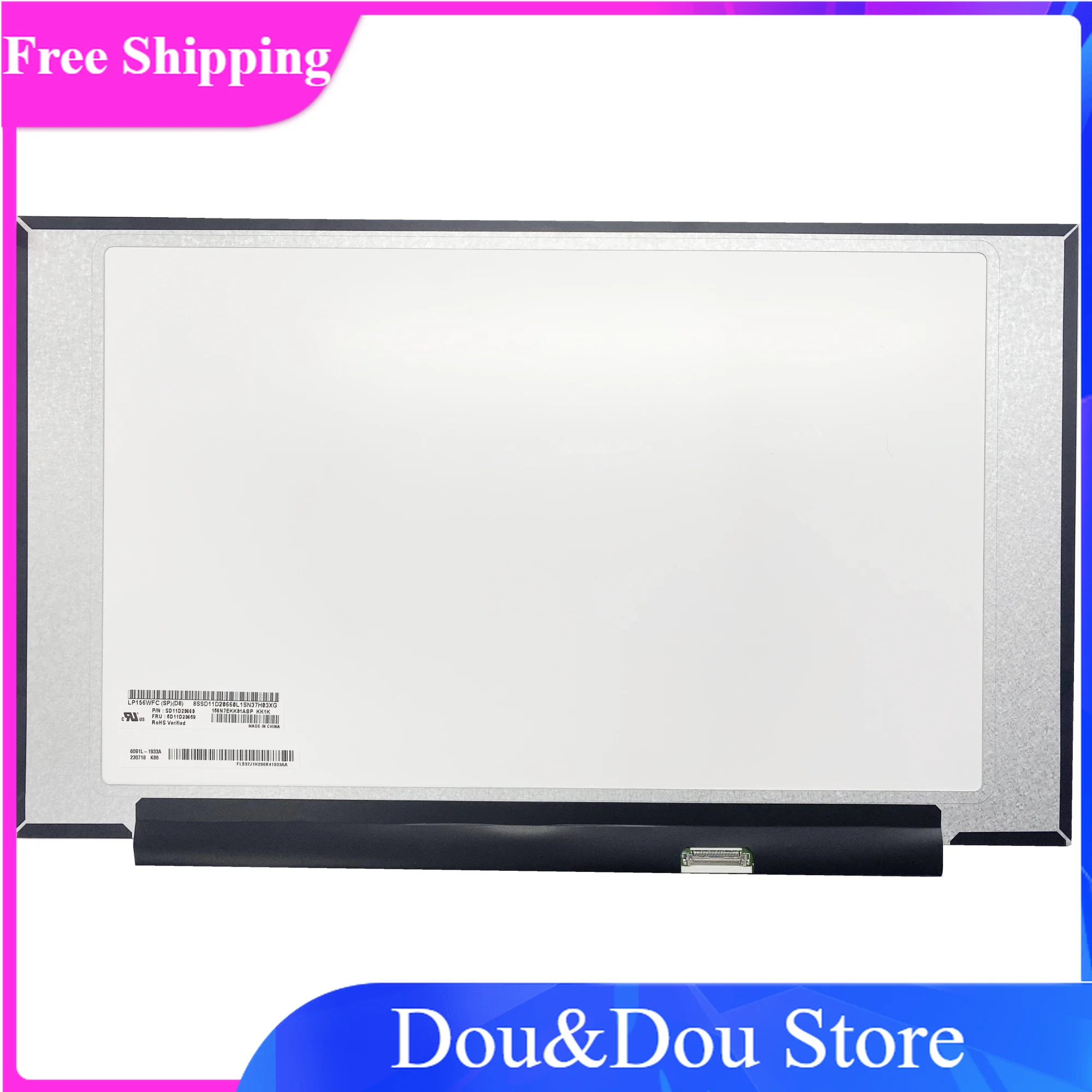 

LP156WFC SPD8 1920X1080 30 Pins 60Hz 15.6'' Display Non-Touch 5D11D20659 for Lenovo IdeaPad 1-15IJL7 82LX FHD IPS LCD Screen