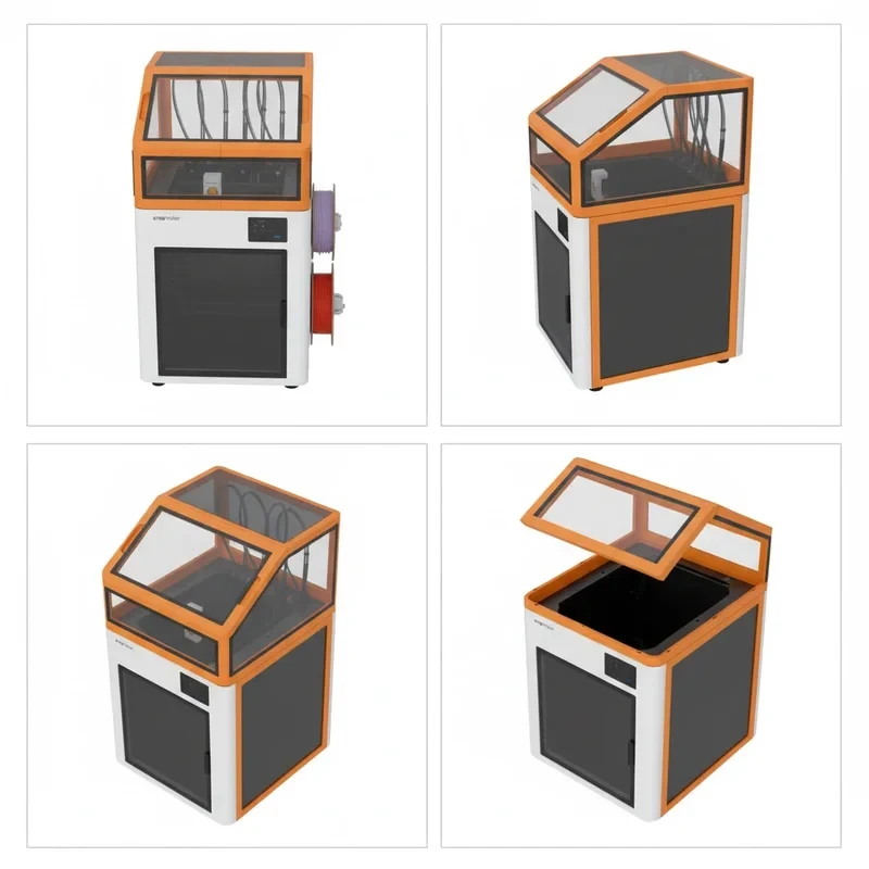 

Snapmaker U1 Top Hat Enclosure 3D Printer Parts Design New Model