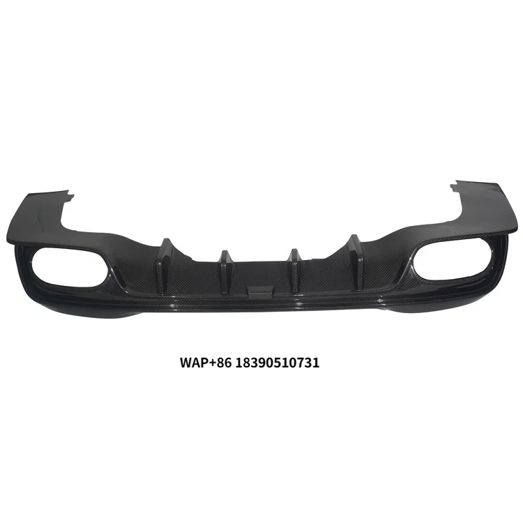 

Matte or Gloss Black Dry Carbon Body Kit Rear Bumper Lip Cla45 Diffuser for CLA45 CLA 45 W118 20-2023
