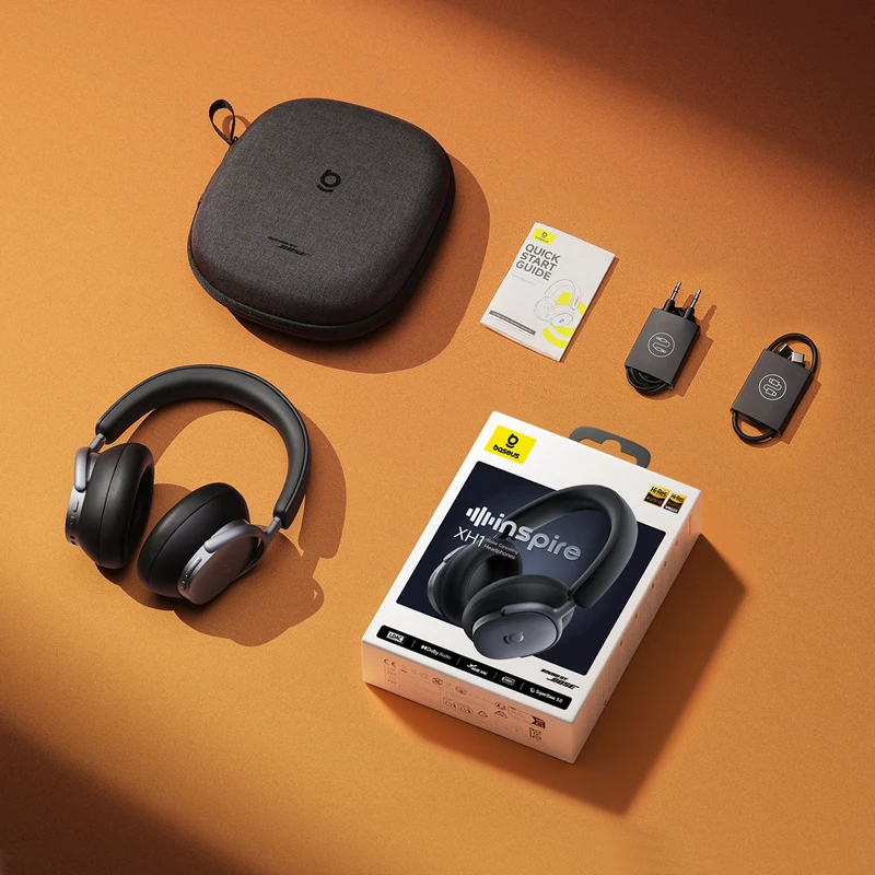 BASEUS Inspire XH1 ワイヤレスヘッドホン ANC Bluetooth 6.1 100時間