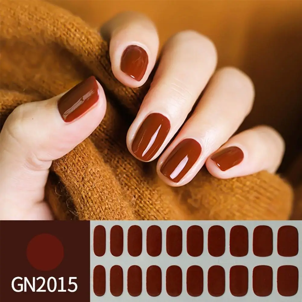 Autocollants pour ongles longue durée, lignes de grille simples, autocollants de noël pour Nail Art, Gel Semi-durci pour femmes, outil de beauté à faire soi-même