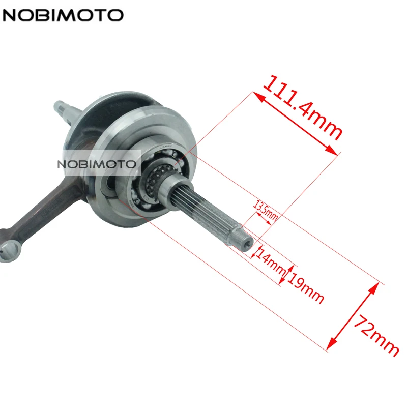 High Quality Motorcycle Parts 260cc Engine Crankshaft For Linhai Xingyue YAMAHA 260cc Scooter Water-cooled Engine