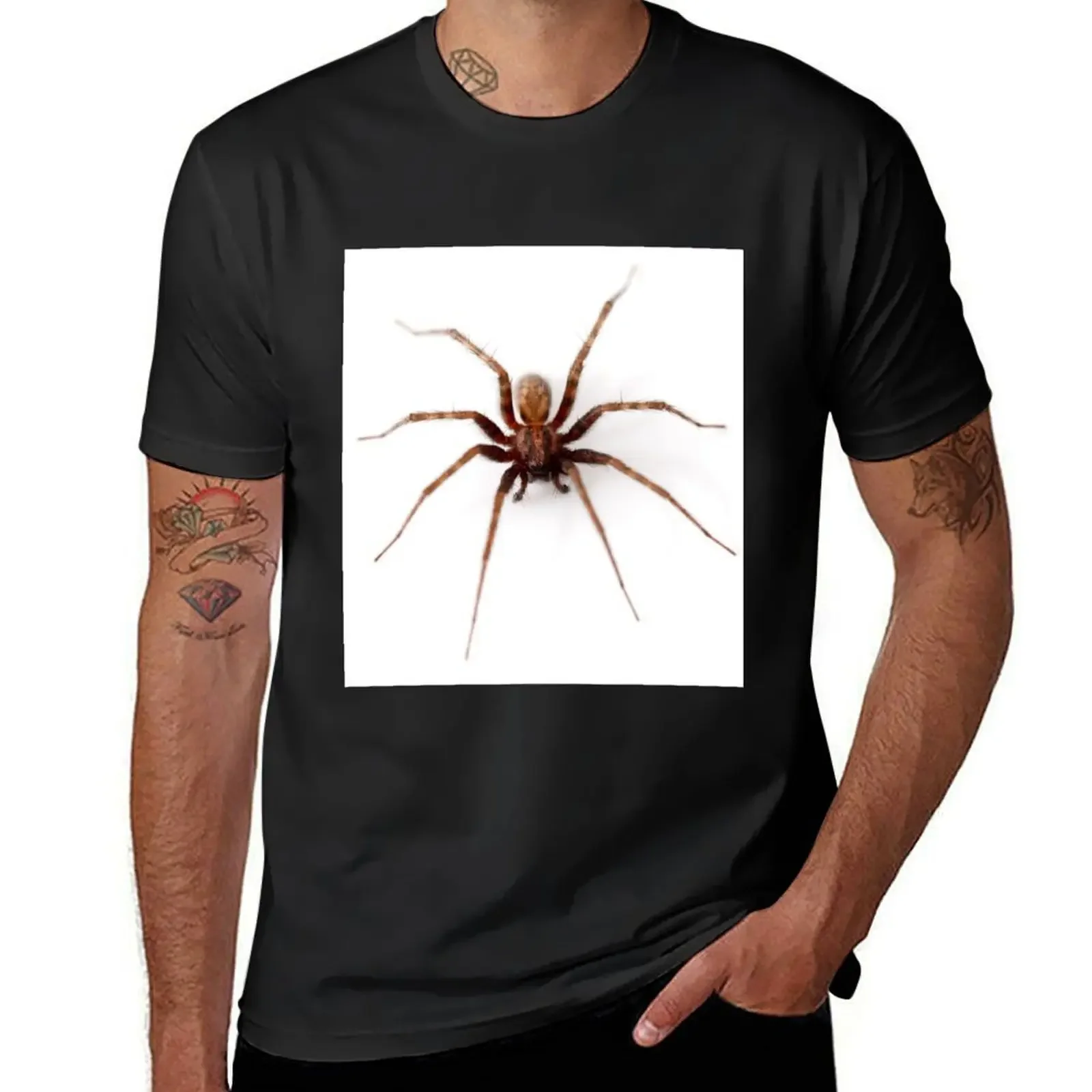 Real Brown House Spider T-Shirt new gifts and t-shirts Louboutins mens clothes