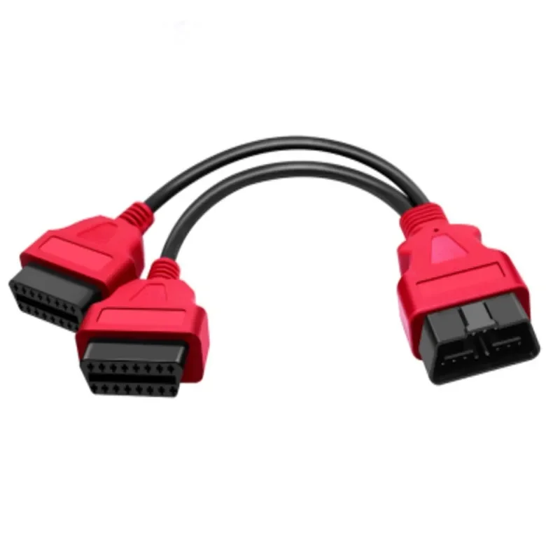 OBD Cable OBD2 1 to 2 Splitter Wire Adapter 30/50cm Car OBDII Car Male to Female Extension Cord for Automobile OBD2 Splitter